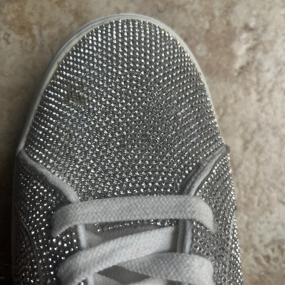 Jessica Simpson Cherello Comirra New Rhinestone Platform Sneakers, Size 8.5 - Picture 13 of 15